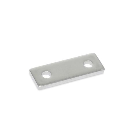 Otto Ganter Stainless Steel Spacer Plate for Hinge GN 237, GN 237.1, GN 337, GN 337.1 and GN 437, GN 2370